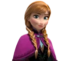 Sticker from Frozen Cartoon