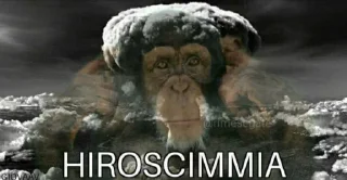 Sticker from Scimmie. - @Leoatomic