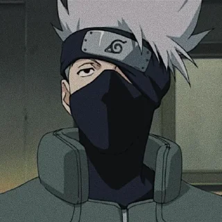 😐 emoji Kakashi Telegram sticker 11 of 16