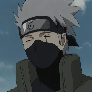 ☺️ emoji Kakashi Telegram sticker 9 of 16