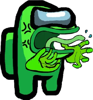 🐸 emoji Among us Telegram sticker 11 of 17