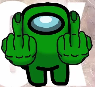 🖕 emoji Among us Telegram sticker 5 of 17