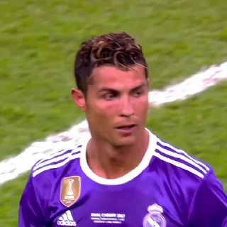 🐐 emoji ২ Cristiano Ronaldo ⌈@iStickerLand⌋ Telegram sticker 13 of 120