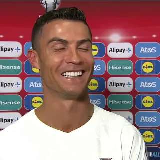 🐐 emoji ২ Cristiano Ronaldo ⌈@iStickerLand⌋ Telegram sticker 18 of 120