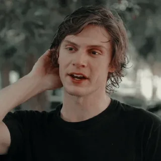 😐 emoji 'Evan Peters | @iStickerLand, Telegram sticker 13 of 86