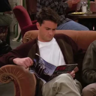 ☁️ emoji Chandler Bing ; @icarusfalls Telegram sticker 5 of 39