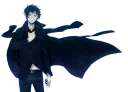 😔 emoji Izaya blu Telegram sticker 5 of 25