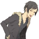 😜 emoji Izaya blu Telegram sticker 6 of 25