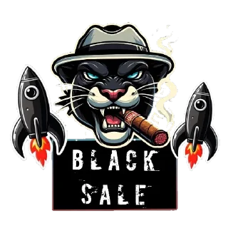Sticker from Black SALE