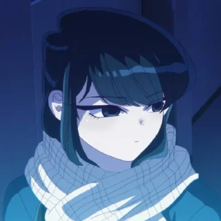 🔮 emoji Komi Shouko @StickersofAnime Telegram sticker 8 of 105
