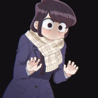 🔮 emoji Komi Shouko @StickersofAnime Telegram sticker 15 of 105