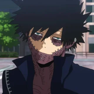 😏 emoji Dabi @StickersofAnime Telegram sticker 8 of 19