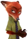 😒 emoji Nick Wilde Telegram sticker 20 of 39