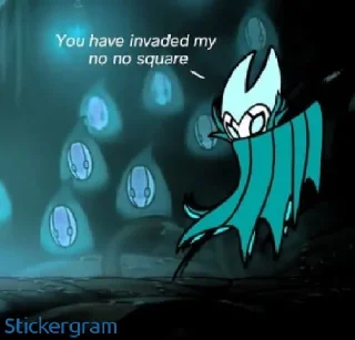🤢 emoji Hollow Knight Telegram sticker 20 of 87