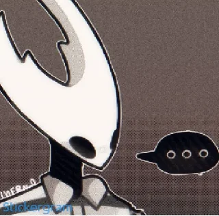 😶 emoji Hollow Knight Telegram sticker 18 of 87