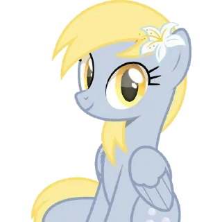 😏 emoji My Little Pony Derpy Telegram sticker 7 of 13