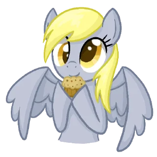 ☺️ emoji My Little Pony Derpy Telegram sticker 8 of 13