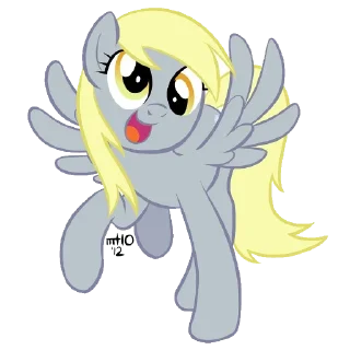 😀 emoji My Little Pony Derpy Telegram sticker 4 of 13