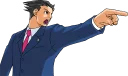 Sticker from Phoenix Wright