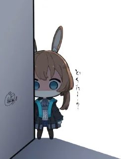 😶 emoji Arknights Telegram sticker 5 of 120
