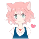 😊 emoji A Cute Little Cat Girl @Nekosticker Telegram sticker 6 of 39