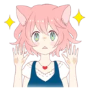 ✨ emoji A Cute Little Cat Girl @Nekosticker Telegram sticker 8 of 39