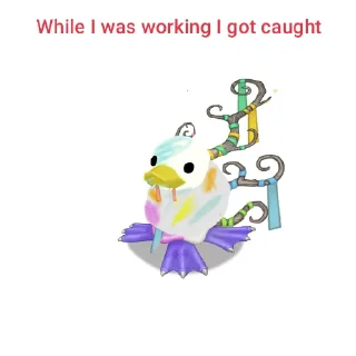 👷 emoji Duck lala land Telegram sticker 15 of 60