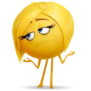 🤷 emoji 😃 The emoji movie 😃 Telegram sticker 14 of 67