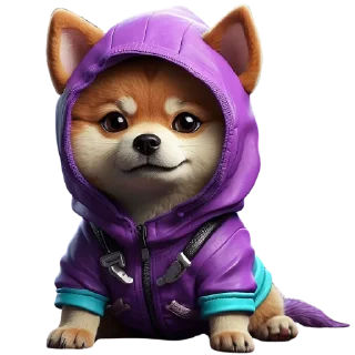💜 emoji Wif Inu Telegram sticker 17 of 31