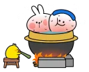 😚 emoji Spoiled Rabbit Summer Telegram sticker 13 of 40