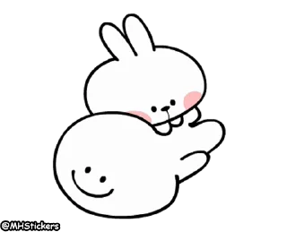 😇 emoji Spoiled Rabbit Animation 2 Telegram sticker 11 of 25