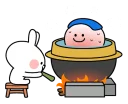 😚 emoji Spoiled Rabbit Summer Telegram sticker 12 of 40