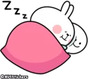 😴 emoji @MHStickers Spoiled Rabbit Plump Telegram sticker 10 of 41