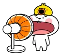 😆 emoji Spoiled Rabbit Summer Telegram sticker 14 of 40