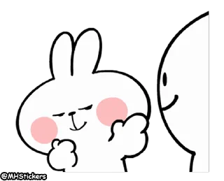 😏 emoji Spoiled Rabbit Animation 2 Telegram sticker 7 of 25
