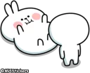 🙃 emoji @MHStickers Spoiled Rabbit Plump Telegram sticker 13 of 41