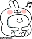 🤗 emoji @MHStickers Spoiled Rabbit Plump Telegram sticker 11 of 41