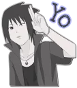 ✋ emoji SASUKE [รקร] Telegram sticker 22 of 120