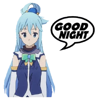 Sticker from @STIKERFORALL 🏴󠁧󠁢󠁥󠁮󠁧󠁿AQUA - KONOSUBA