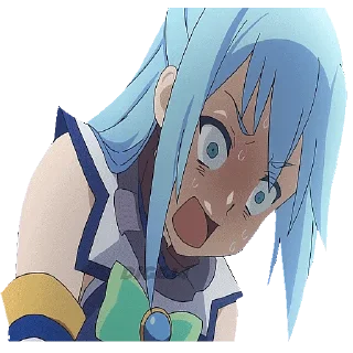 Sticker from @STIKERFORALL 🏴󠁧󠁢󠁥󠁮󠁧󠁿AQUA - KONOSUBA