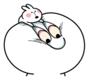✊ emoji Spoiled Rabbit Small For You Telegram sticker 11 of 41