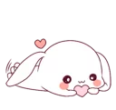 😍 emoji Ultra-small rabbit! @Nekosticker Telegram sticker 20 of 41