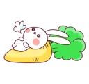 😌 emoji Ultra-small rabbit! @Nekosticker Telegram sticker 8 of 41