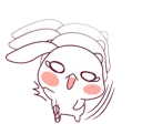 😕 emoji Ultra-small rabbit! @Nekosticker Telegram sticker 6 of 41