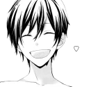 😃 emoji anime mix sasuke_uchiha Telegram sticker 13 of 52