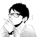 😏 emoji anime mix sasuke_uchiha Telegram sticker 16 of 52