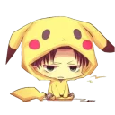 Sticker from Pikachu
