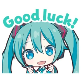 Sticker from Project Sekai Miku