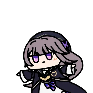 🙃 emoji Honkai: Star Rail Animated | @KyouinArchive Telegram sticker 5 of 25