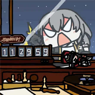 🤬 emoji Honkai: Star Rail Animated | @KyouinArchive Telegram sticker 6 of 25